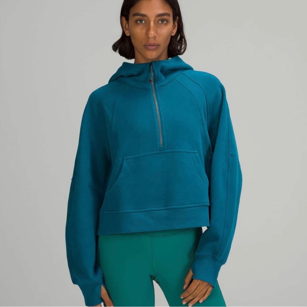 Lululemon Half Zip Scuba NWOT rare color!